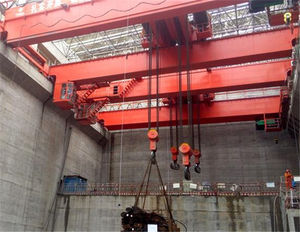 pont roulant pour centrale hydroélectrique
