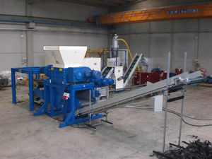 ligne de recyclage de plastique
