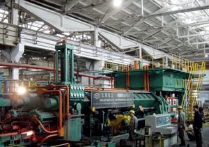 presse d'extrusion de cuivre