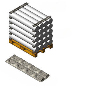 berceau à rouleaux pour palettes 1