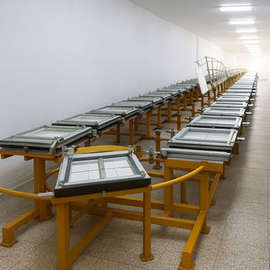 ligne de production d'éléments en plâtre