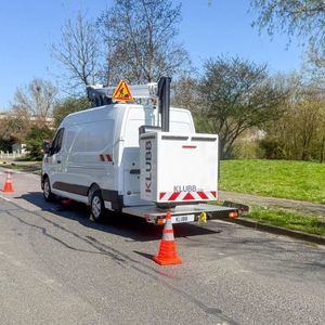 nacelle télescopique montée sur fourgon 1
