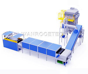 ligne de recyclage pour traitement de panneaux photovoltaïques