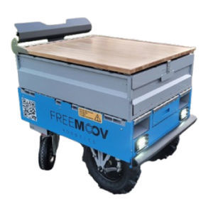 transporteur électrique de marchandises autoguidé