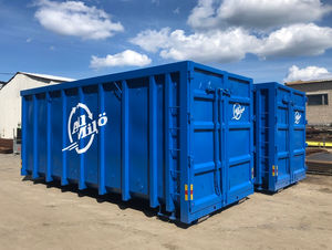 conteneur à déchets en acier