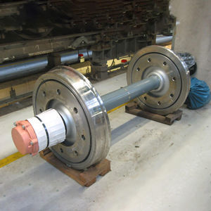 essieu monté pour locomotives