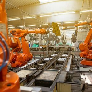 cellule robotisée de déchargement