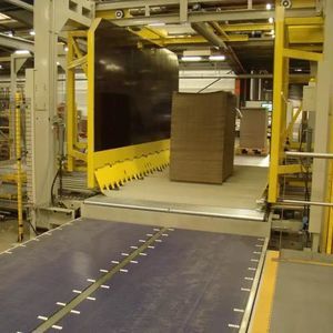alimentateur  positionneur pour palettes