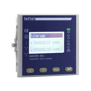 compteur d'énergie électrique triphasé