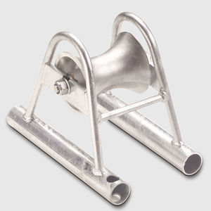 rouleau pose câble avec rouleau en aluminium