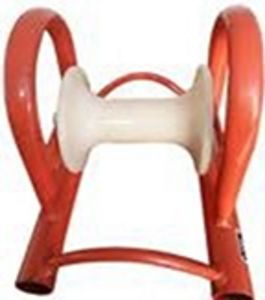 rouleau pose câble avec rouleau en aluminium