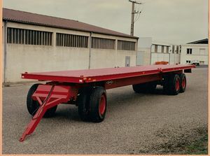 semi-remorque porte-conteneur