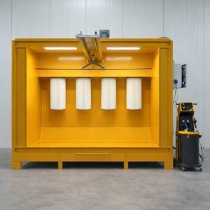 cabine de poudrage à filtre