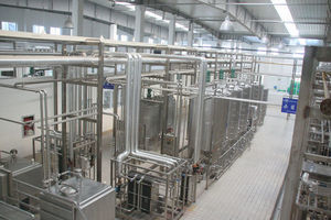 ligne de production de yaourts brassé