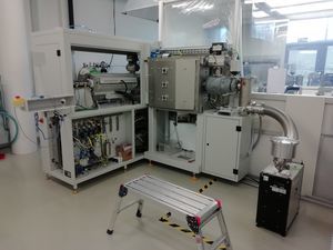 machine d'évaporation sous vide pour l'électronique 1