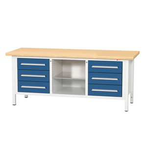 table de travail avec tiroirs