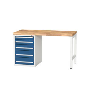 table de travail avec tiroirs