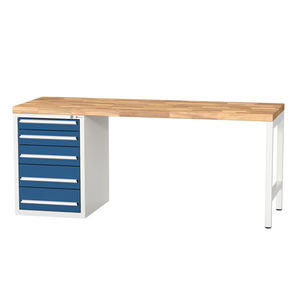 table de travail avec tiroirs
