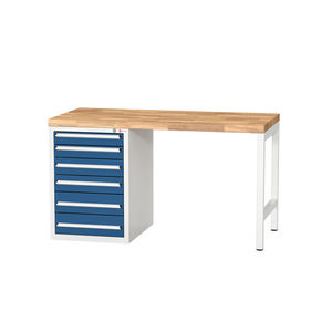 table de travail avec tiroirs