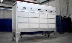cabine de peinture à filtre sec