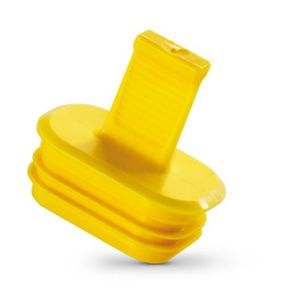 bouchon à ailettes / mâle / en plastique
