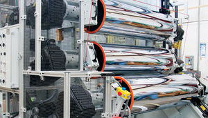 ligne d'extrusion de plaques en matières plastiques