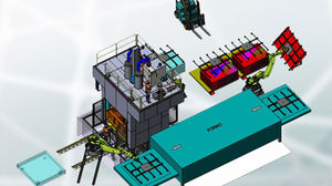 machine de fabrication de moules