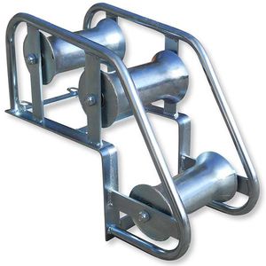 rouleau pose câble avec rouleau en acier 1