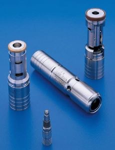 clapet anti-retour à navette / miniature / hydraulique / à ressort