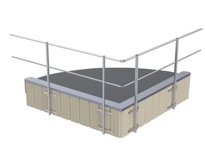 garde-corps en aluminium
