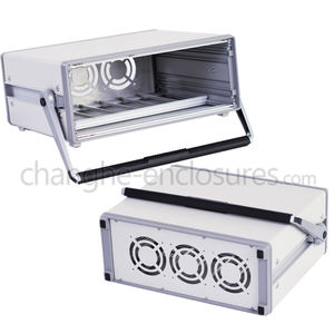 boîtier pour ordinateur de bureau / rectangulaire / en aluminium / sur mesure