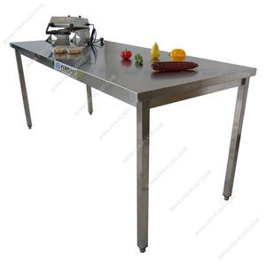 table de travail en acier inoxydable