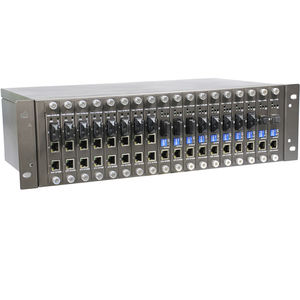 convertisseur média / Ethernet / de fibre optique / sur rack