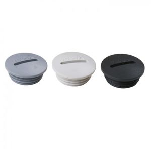 bouchon rond / fileté / en plastique / de joints toriques