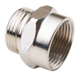 adaptateur hydraulique / de tuyau / de filetage / en laiton nickelé