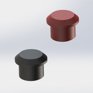bouchon rond / fileté / en polyamide / de protection