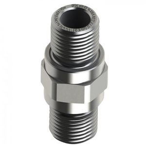 adaptateur fileté / en laiton nickelé / en inox