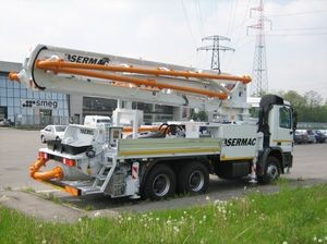 pompe à béton automotrice pour chantier