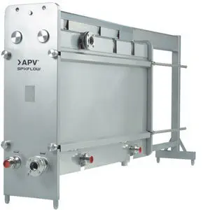 changeur de chaleur  surface racle - VT+ - APV - liquide / liquide / en  acier inoxydable / pour l'industrie agroalimentaire
