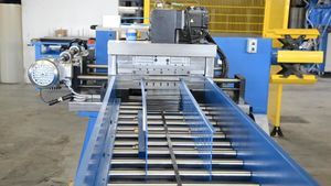 ligne de découpe transversale pour acier