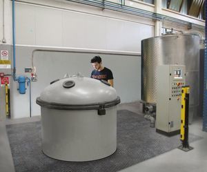 installation d'imprégnation sous vide