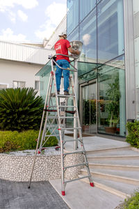 échelle en aluminium
