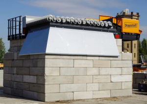 crible pour chantier de construction