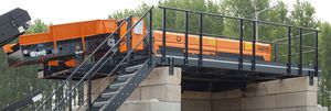 crible pour chantier de construction