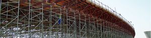 tour d'échafaudage modulaire / de façade