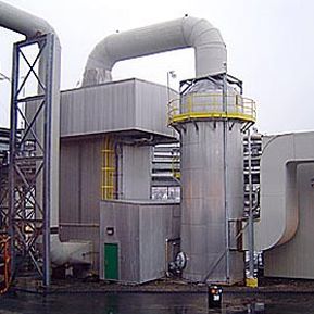 laveur de gaz à voie humide