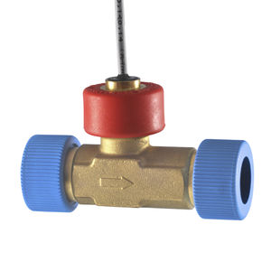 capteur de débit à turbine / pour liquide / en ligne