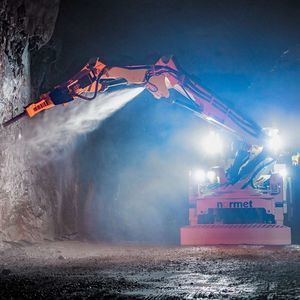 machine de purgeage mécanique pour mines