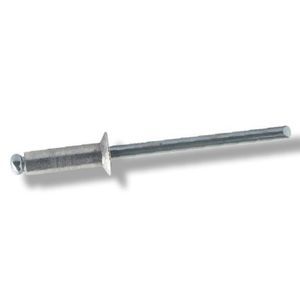 50 Rivets Semi-crevux Aluminium – 4x8mm, Tête Plate, Uxcell, Neuf