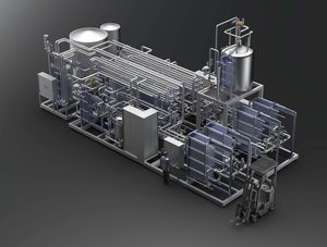 pasteurisateur pour l'industrie agroalimentaire